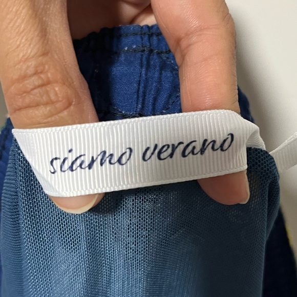 Siamo Verano Men’s Swim Shorts M Floral Tropical Print Summer Beachwear - Picture 4 of 14